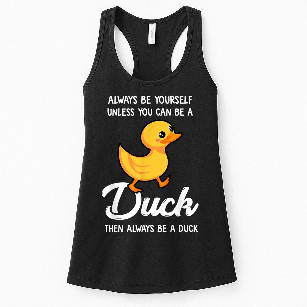 Always Be Yourself Unless You Can Be A Duck Duck Lover Womens Tank Top