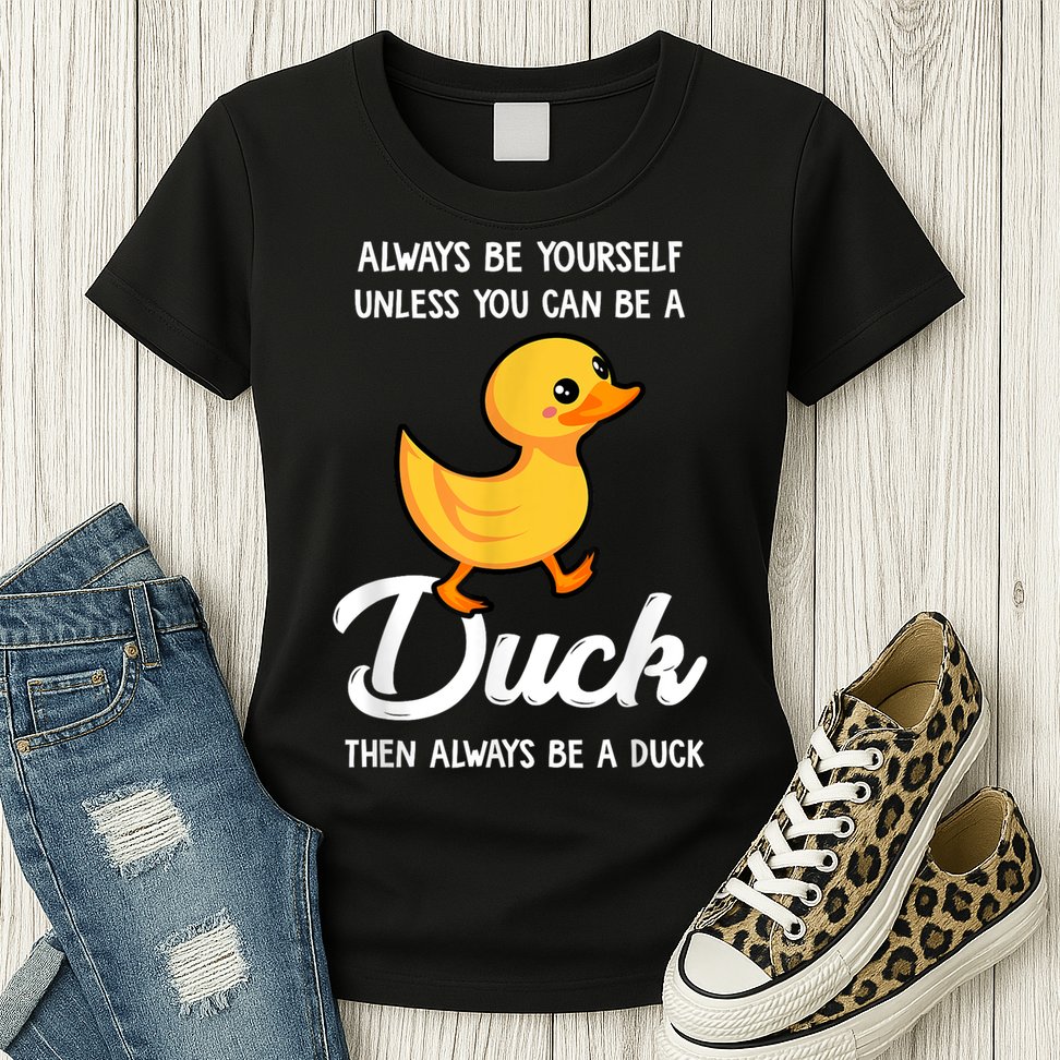 Always Be Yourself Unless You Can Be A Duck Duck Lover Womens T-Shirt