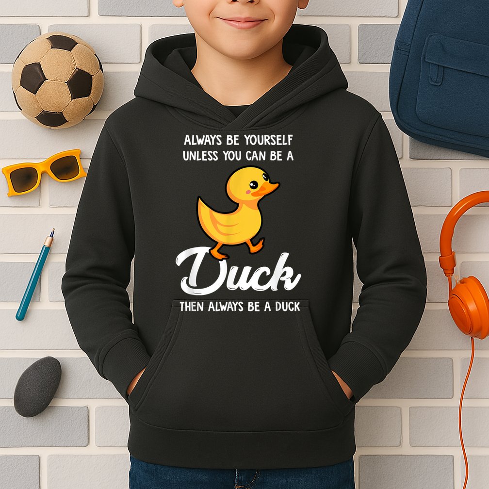 Always Be Yourself Unless You Can Be A Duck Duck Lover Kids Hoodie