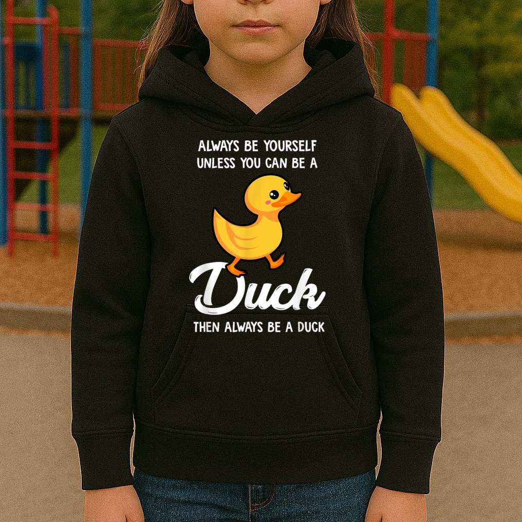 Always Be Yourself Unless You Can Be A Duck Duck Lover Kids Hoodie