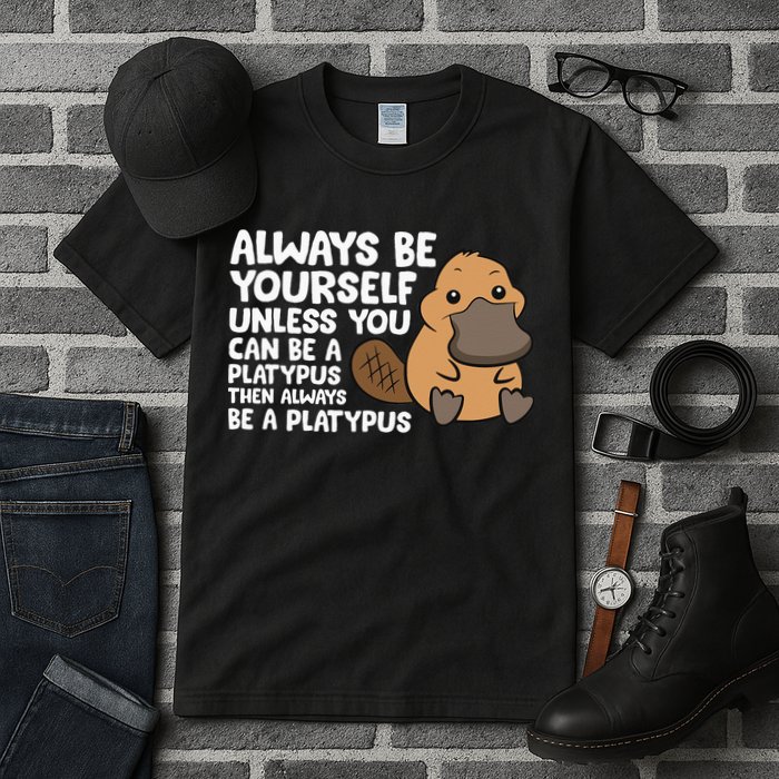 Always Be Yourself Unless You Can Be A Platypus Tall T-Shirt