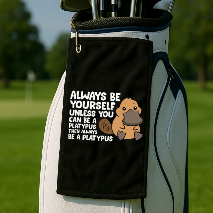 Always Be Yourself Unless You Can Be A Platypus Golf Towel