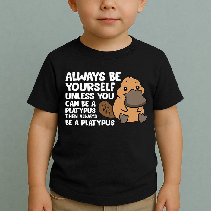Always Be Yourself Unless You Can Be A Platypus Toddler T-Shirt