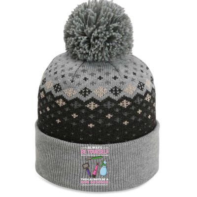 Always Be Yours Dog Groomer Gift The Baniff Cuffed Pom Beanie