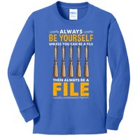 Always Be Yours File Carpenter Gift Kids Long Sleeve Shirt