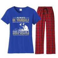 Always Be Yours For Duck Hunter Gift Women's Flannel Pajama Set