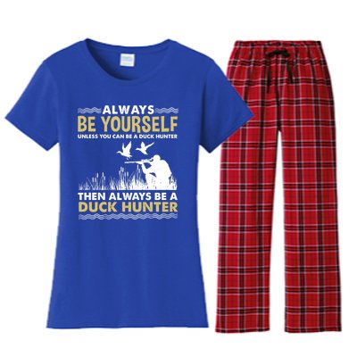 Always Be Yours For Duck Hunter Gift Women's Flannel Pajama Set