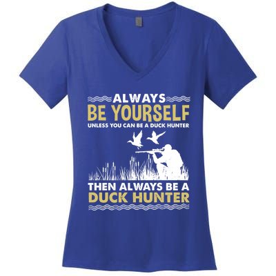 Always Be Yours For Duck Hunter Gift Women's V-Neck T-Shirt