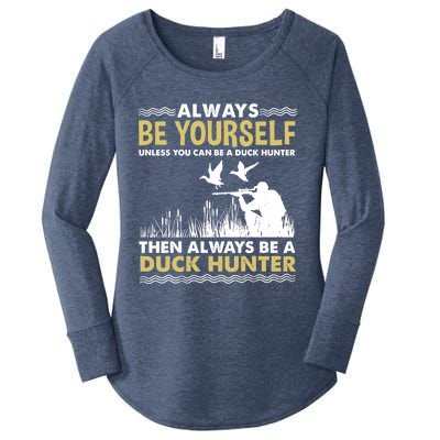 Always Be Yours For Duck Hunter Gift Women's Perfect Tri Tunic Long Sleeve Shirt