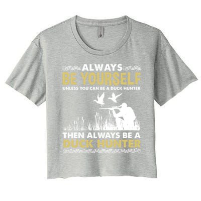 Always Be Yours For Duck Hunter Gift Women's Crop Top Tee