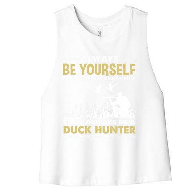 Always Be Yours For Duck Hunter Gift Women's Racerback Cropped Tank