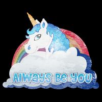 Always Be You Unicorn Rainbow Quote Impact Tech Backpack