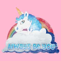 Always Be You Unicorn Rainbow Quote Magnet