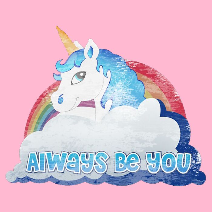 Always Be You Unicorn Rainbow Quote Magnet