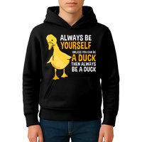 Always Be Yourself Unless You Can Be A Duck For Duck Lover Kids Hoodie