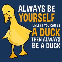 Always Be Yourself Unless You Can Be A Duck For Duck Lover Infant Baby Jersey Bodysuit