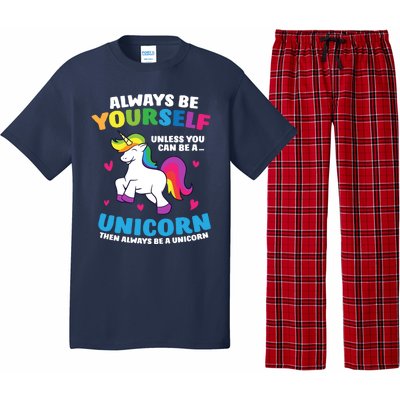 Always Be Yourself Unless You Can Be A Unicorn Pajama Set