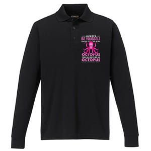 Always Be Yours Octopus Lover Great Gift Performance Long Sleeve Polo