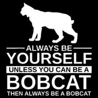 Always Be Yourself Bobcat Cropped Pullover Crew