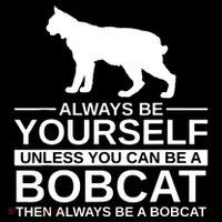 Always Be Yourself Bobcat Wool Snapback Cap