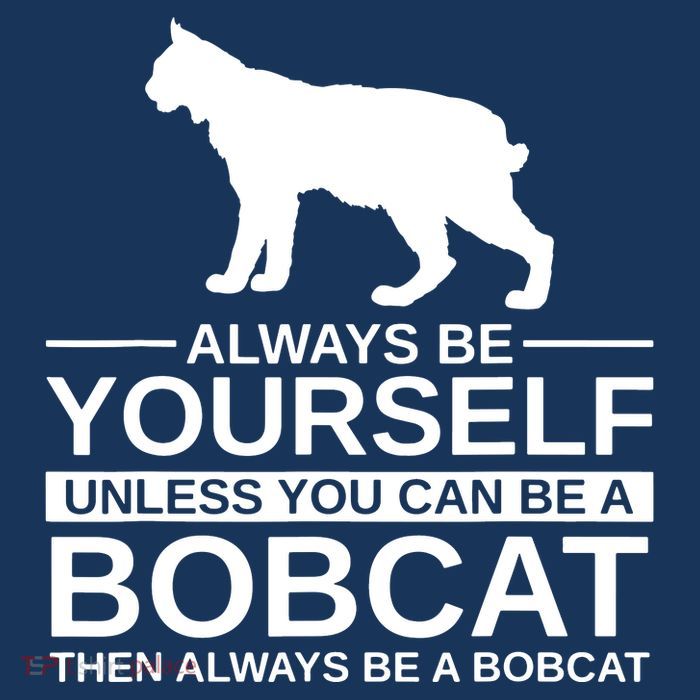Always Be Yourself Bobcat Hooded Wearable Blanket
