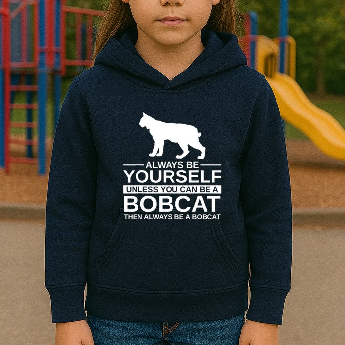 Always Be Yourself Bobcat Kids Hoodie