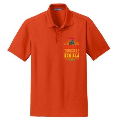 Always Be Yours Unless You Can Be A Gorilla Cute Gift Dry Zone Grid Polo