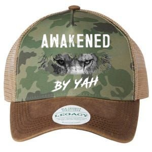 Awakened By Yah Hebrew Israelite Lion Of Judah Jewish Legacy Tie Dye Trucker Hat