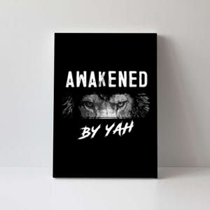 Awakened By Yah Hebrew Israelite Lion Of Judah Jewish Canvas