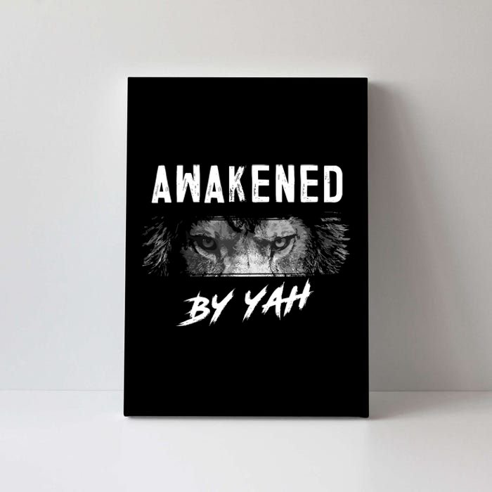 Awakened By Yah Hebrew Israelite Lion Of Judah Jewish Canvas