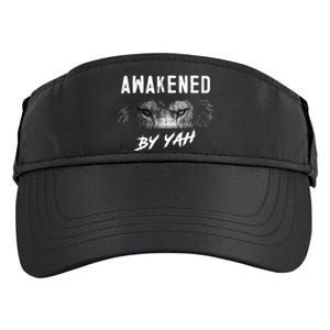 Awakened By Yah Hebrew Israelite Lion Of Judah Jewish Adult Drive Performance Visor