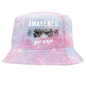 Awakened By Yah Hebrew Israelite Lion Of Judah Jewish Tie-Dyed Bucket Hat