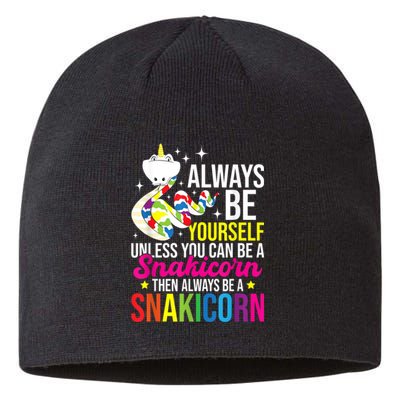 Always Be Yourself Unless You Can Be A Snakicorn Snakes Sustainable Beanie