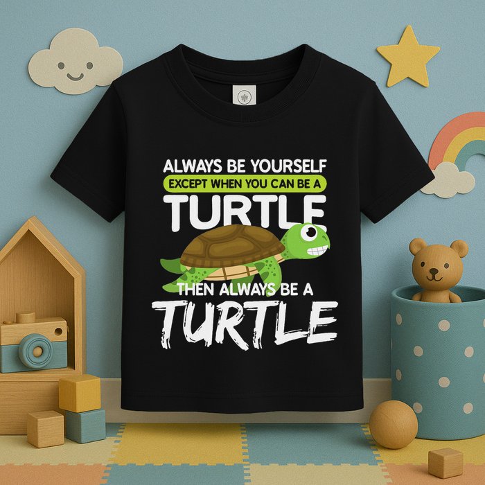 Always Be Yourself Except You Can Be Turtle Funny Toddler T-Shirt