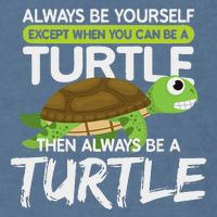 Always Be Yourself Except You Can Be Turtle Funny Garment-Dyed Sweatshirt