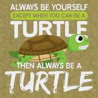 Always Be Yourself Except You Can Be Turtle Funny Garment-Dyed Women's Muscle Tee