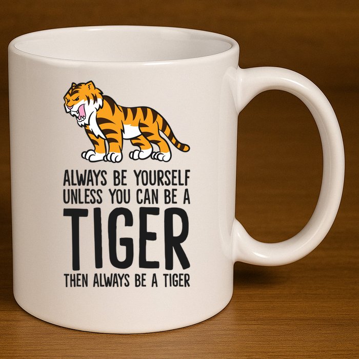 Always Be Yours Unless You Can Be A Tiger Meaningful Gift 11oz C Handle Ceramic Mug