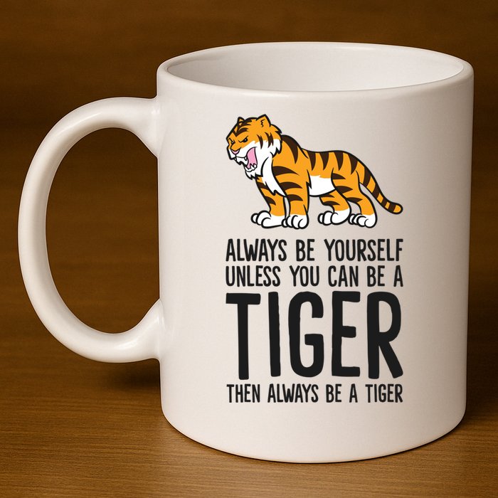 Always Be Yours Unless You Can Be A Tiger Meaningful Gift 11oz C Handle Ceramic Mug