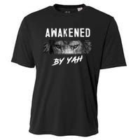 Awakened By Yah Hebrew Israelite Lion Of Judah Jewish Cooling Performance Crew T-Shirt