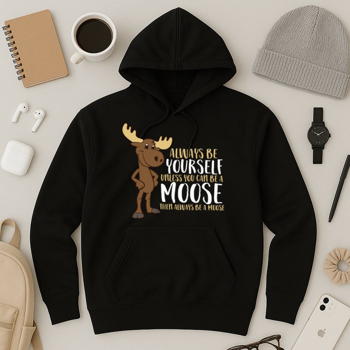 Always Be Yourself Unless You Can Be A Moose Hoodie