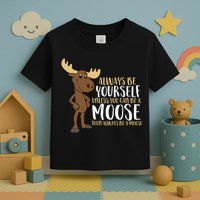 Always Be Yourself Unless You Can Be A Moose Toddler T-Shirt