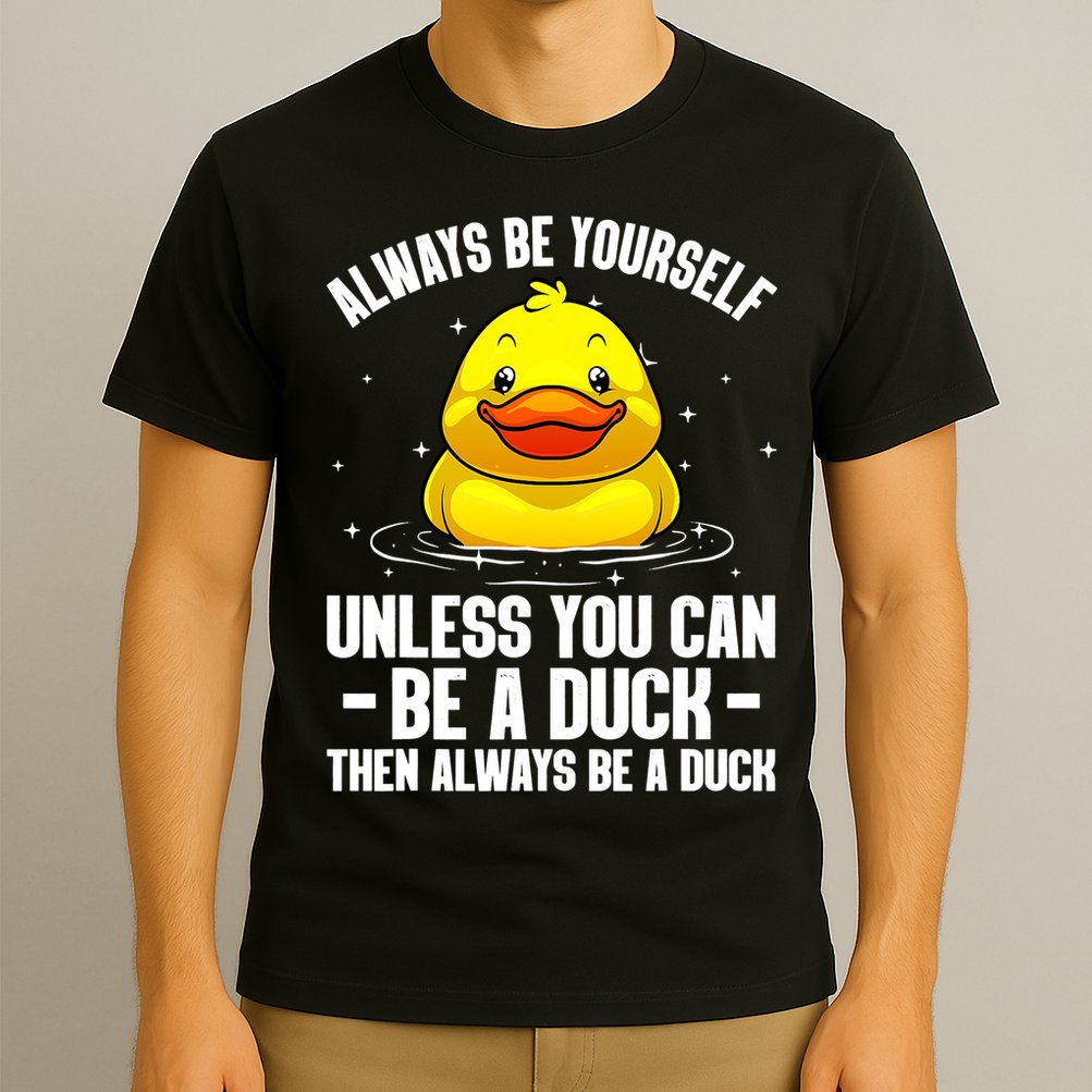 Always Be Yoursekf Always Be A Duck Funny Cute Duck T-Shirt