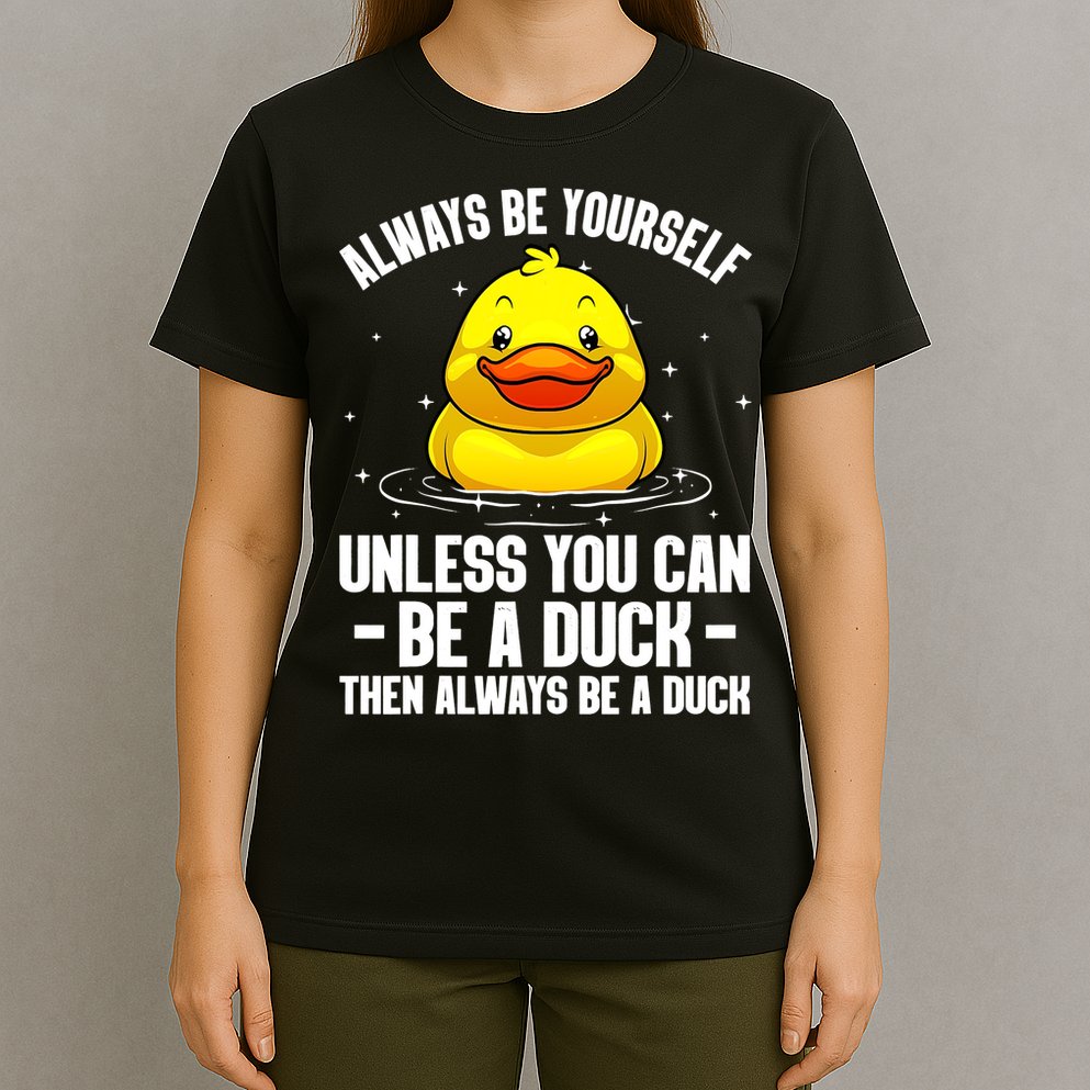 Always Be Yoursekf Always Be A Duck Funny Cute Duck T-Shirt