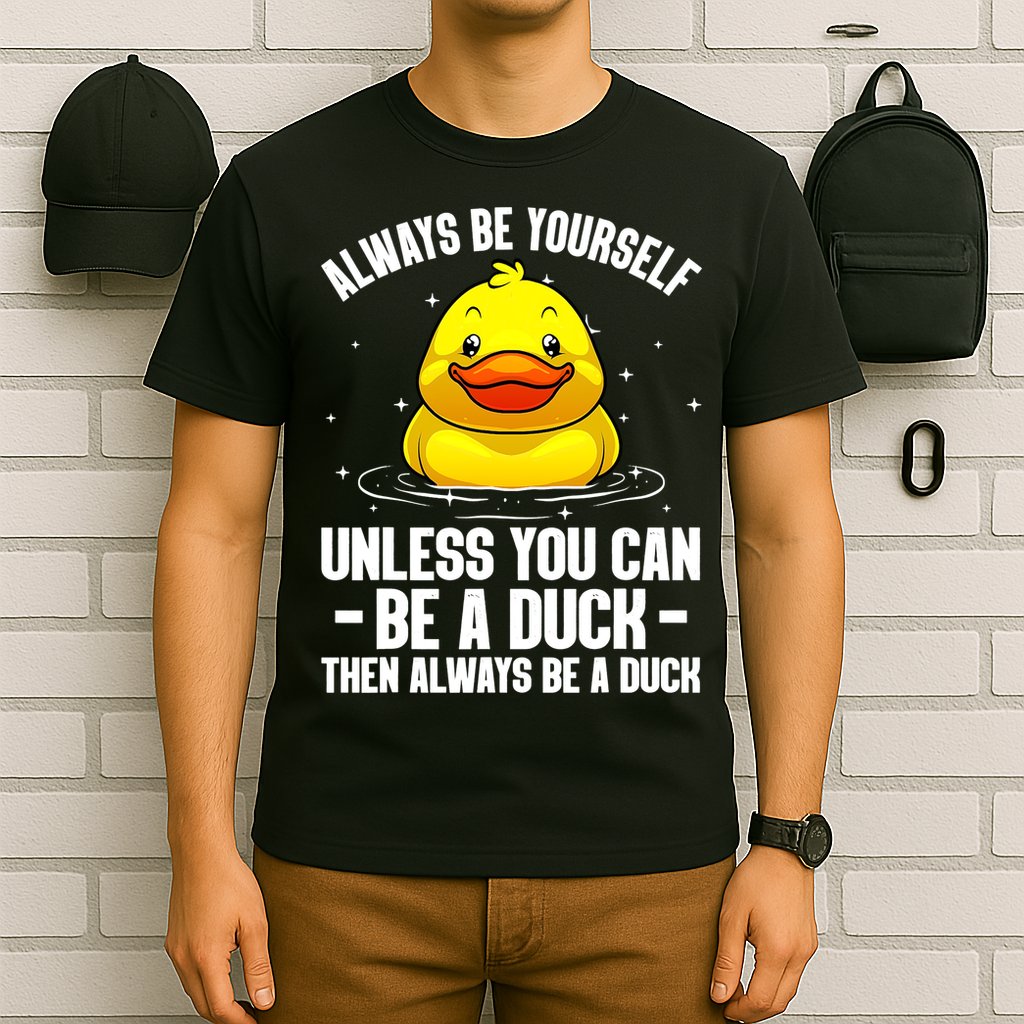 Always Be Yoursekf Always Be A Duck Funny Cute Duck T-Shirt