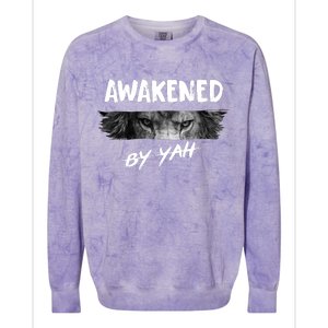 Awakened By Yah Colorblast Crewneck Sweatshirt