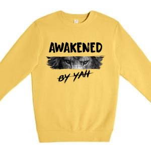 Awakened By Yah Premium Crewneck Sweatshirt