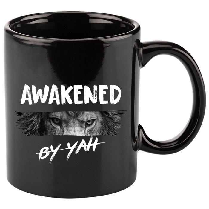 Awakened By Yah 11oz C Handle Ceramic Mug