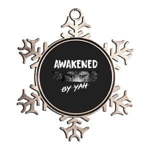 Awakened By Yah Metallic Star Ornament