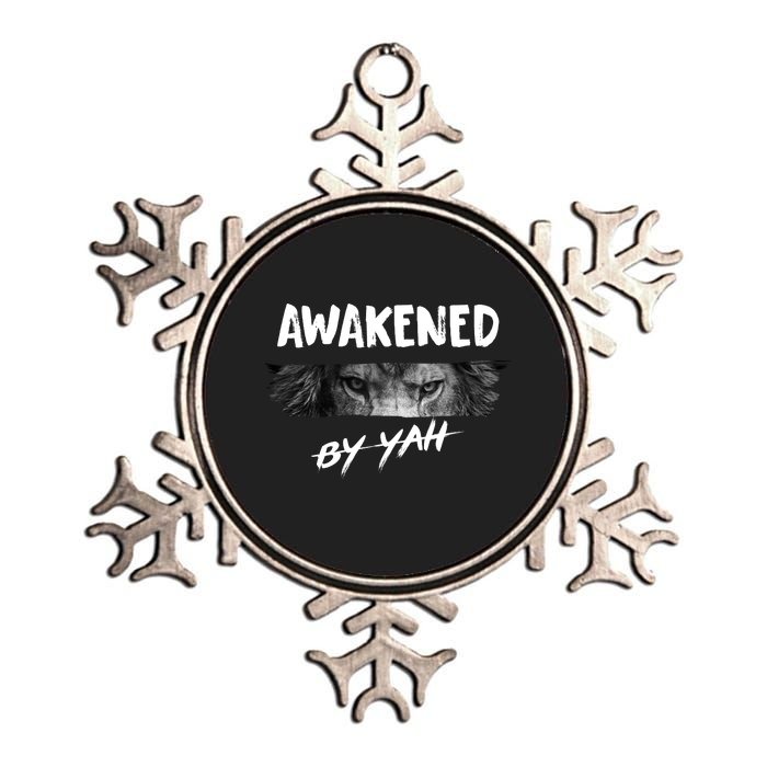 Awakened By Yah Metallic Star Ornament