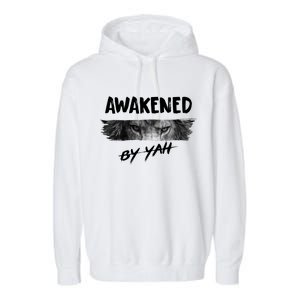 Awakened By Yah Garment-Dyed Fleece Hoodie